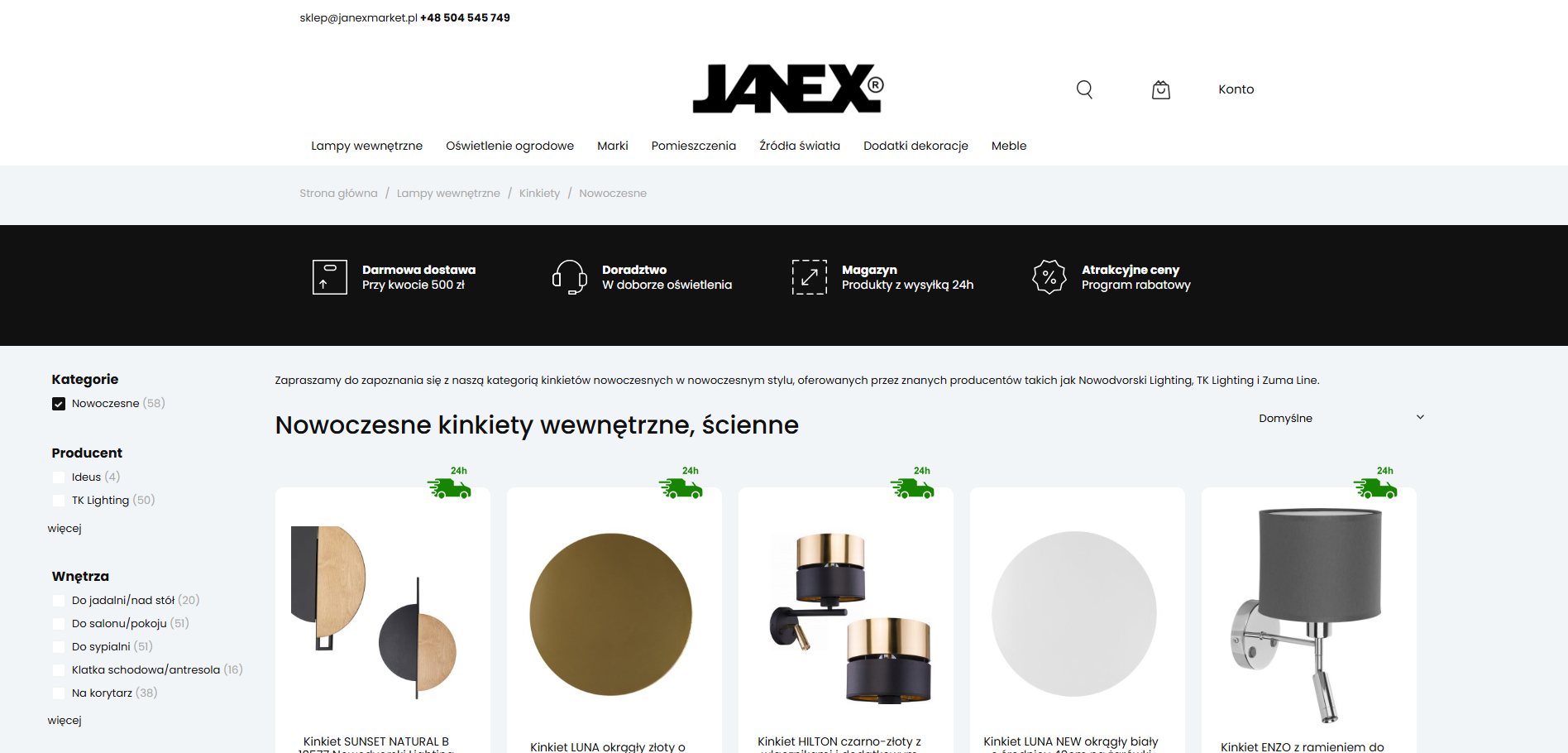 Oświetlenie z charakterem: nowoczesne kinkiety wewnętrzne do sypialni i korytarza