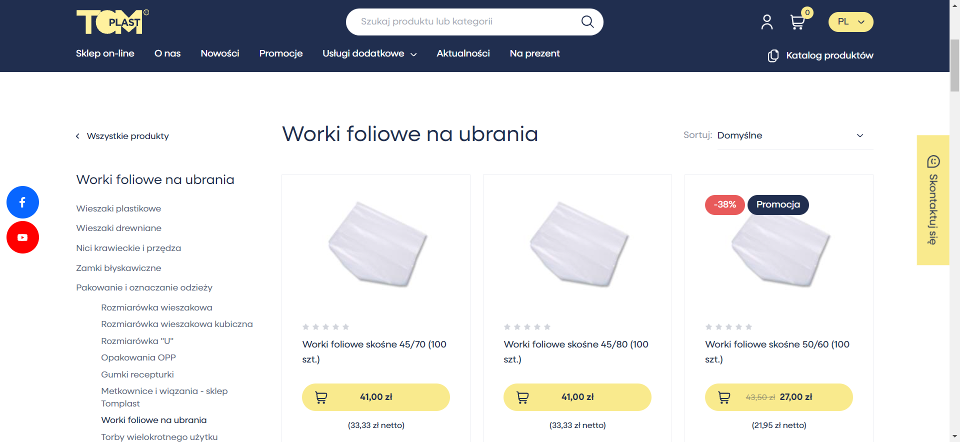 Worki foliowe na ubrania – skuteczna ochrona odzieży w magazynie i transporcie