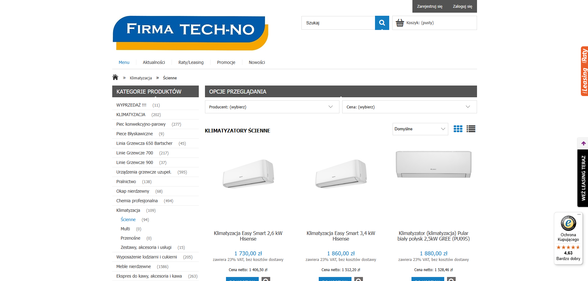 Jak dobrać klimatyzator ścienny do wielkości pomieszczenia?