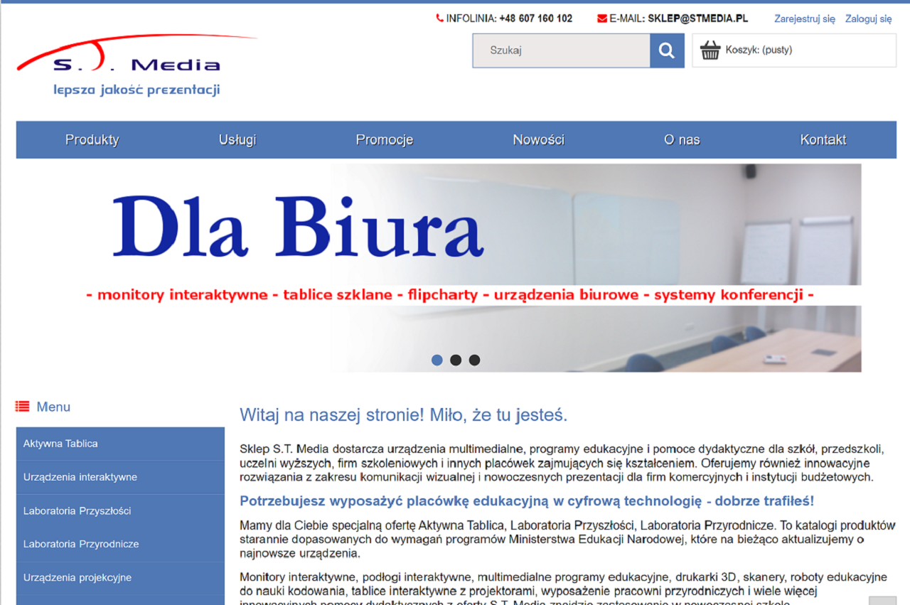 Wyposażenie szkół S.T. Media