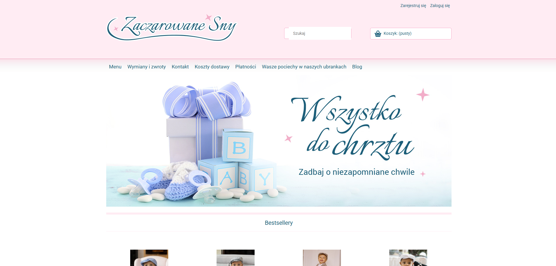 Ubrania na chrzest - materiały, które zapewnią komfort maluszkowi