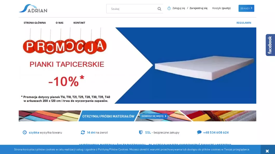 Hurtownia materiałów tapicerskich | Adrian