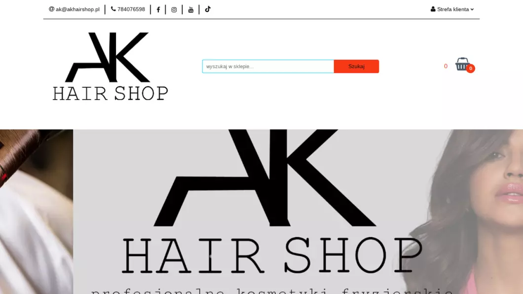 AK Hairshop kosmetyki do włosów