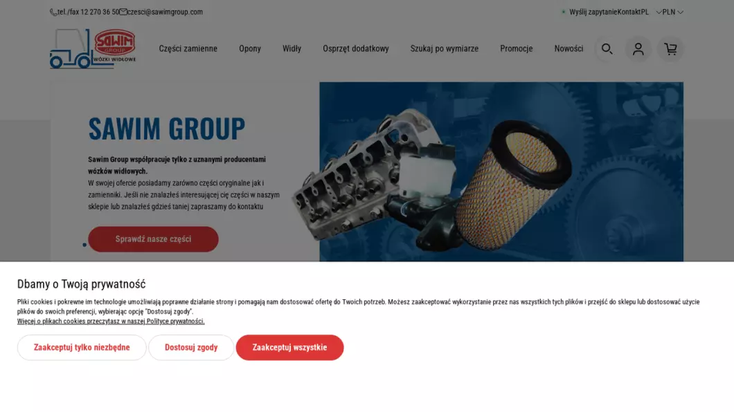Części do wózków widłowych | Sklep internetowy SAWIM-GROUP