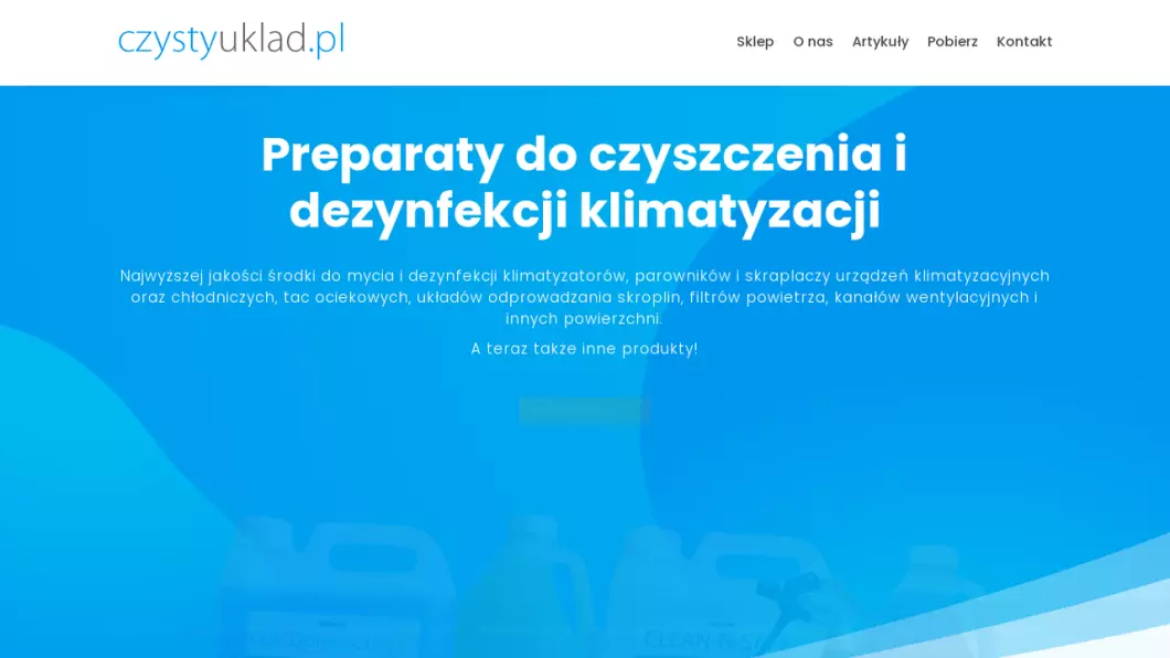 Środki do odgrzybiania i czyszczenia klimatyzacji | Czystyuklad.pl