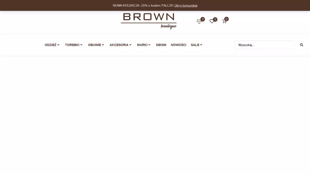 Ekskluzywna odzież damska BROWN Boutique