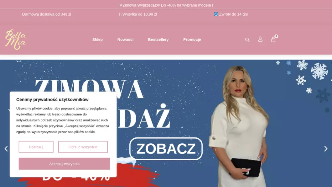 Damska odzież, moda włoska | Bella Mia